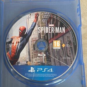 Sony Spider-Man PS4 Game Disc - Blue, Red
